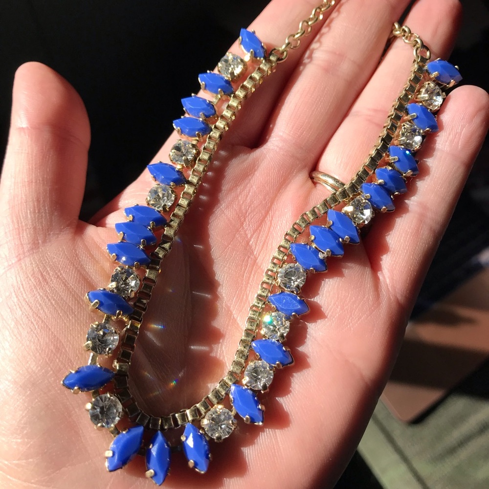 J. Crew gemstone necklace